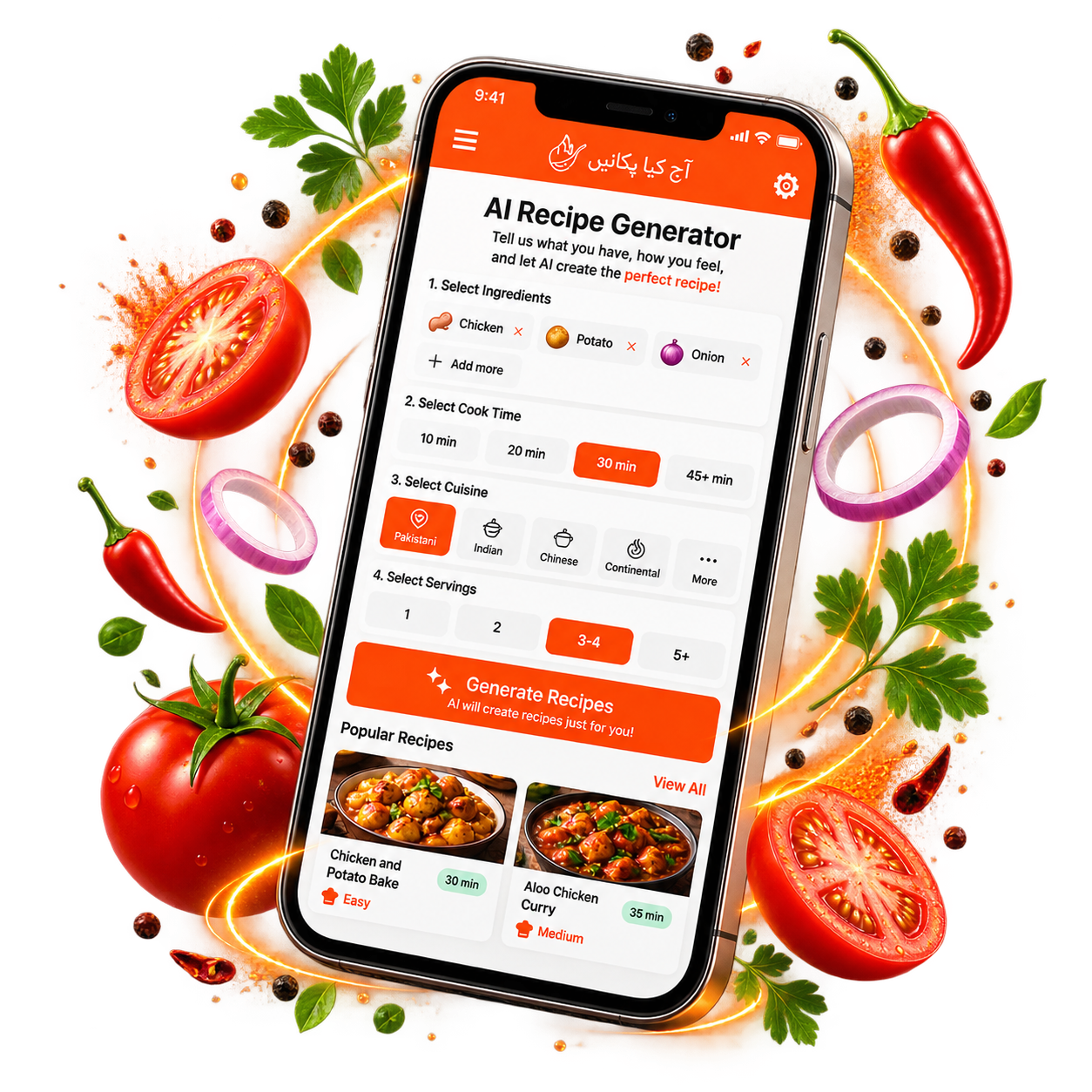 Aaj Kya Pakayein Android app